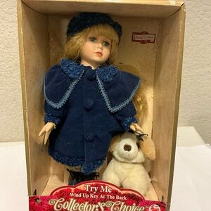 Dandee sound of music Collector's Choice Blue Doll with Plush Dog